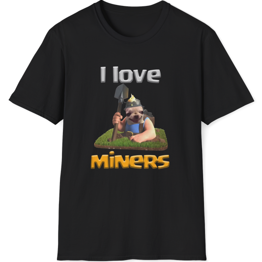 I love miners EvilDog T-shirt