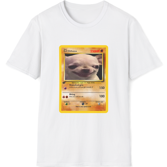 Evil Dog pokemon Card T- Shirt Limited Edition