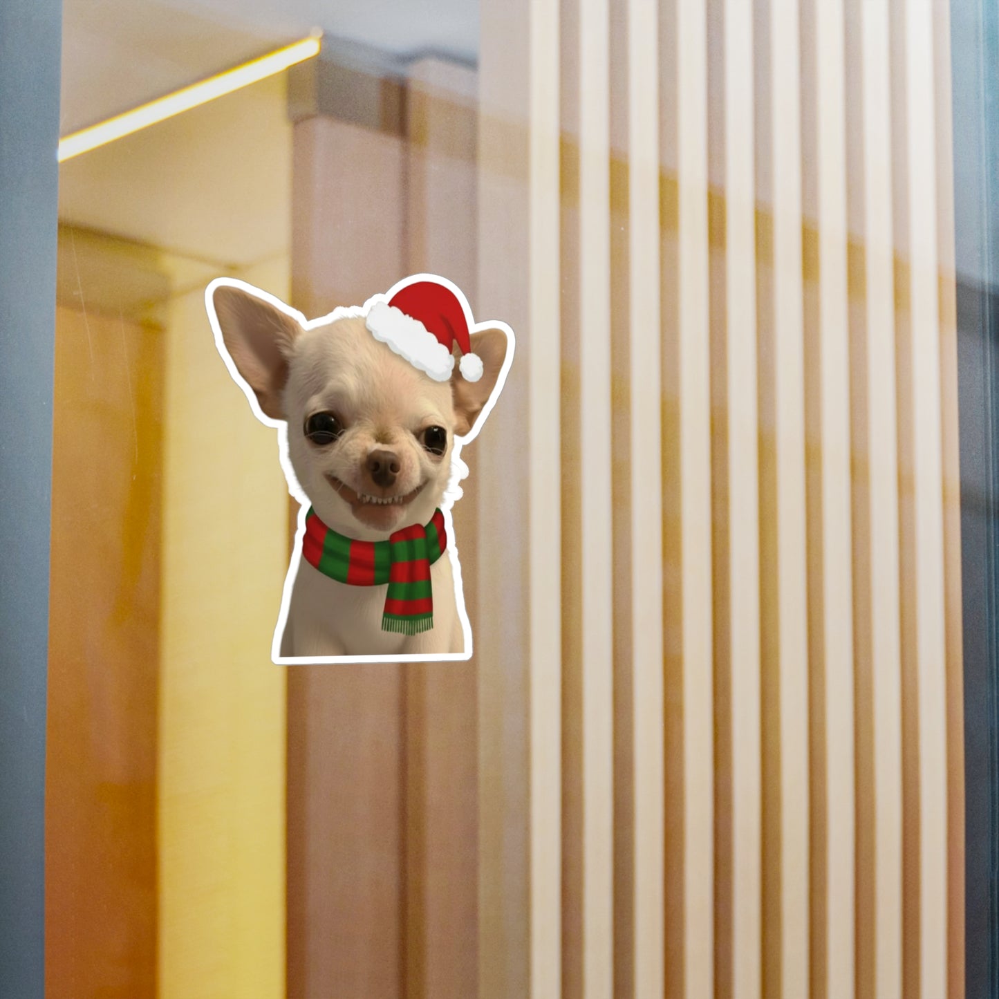 Evil-Dog christmas sticker