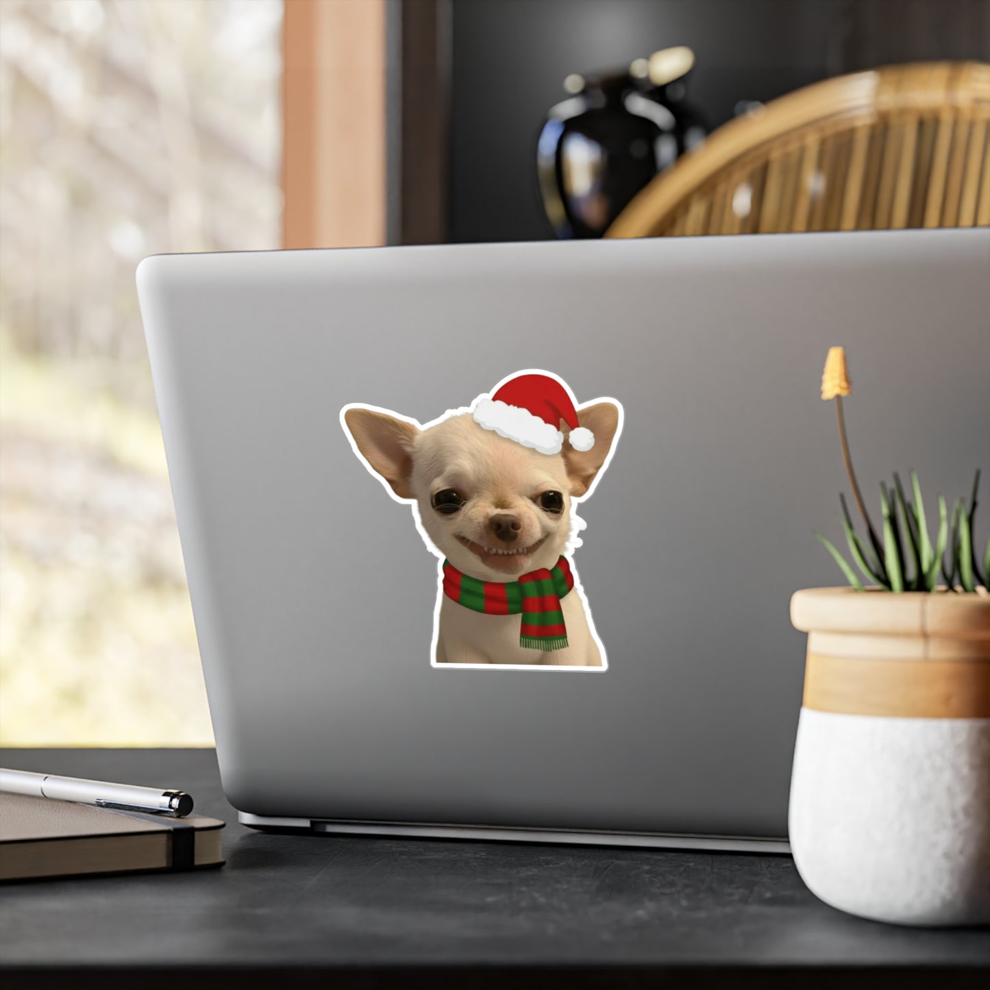 Evil-Dog christmas sticker