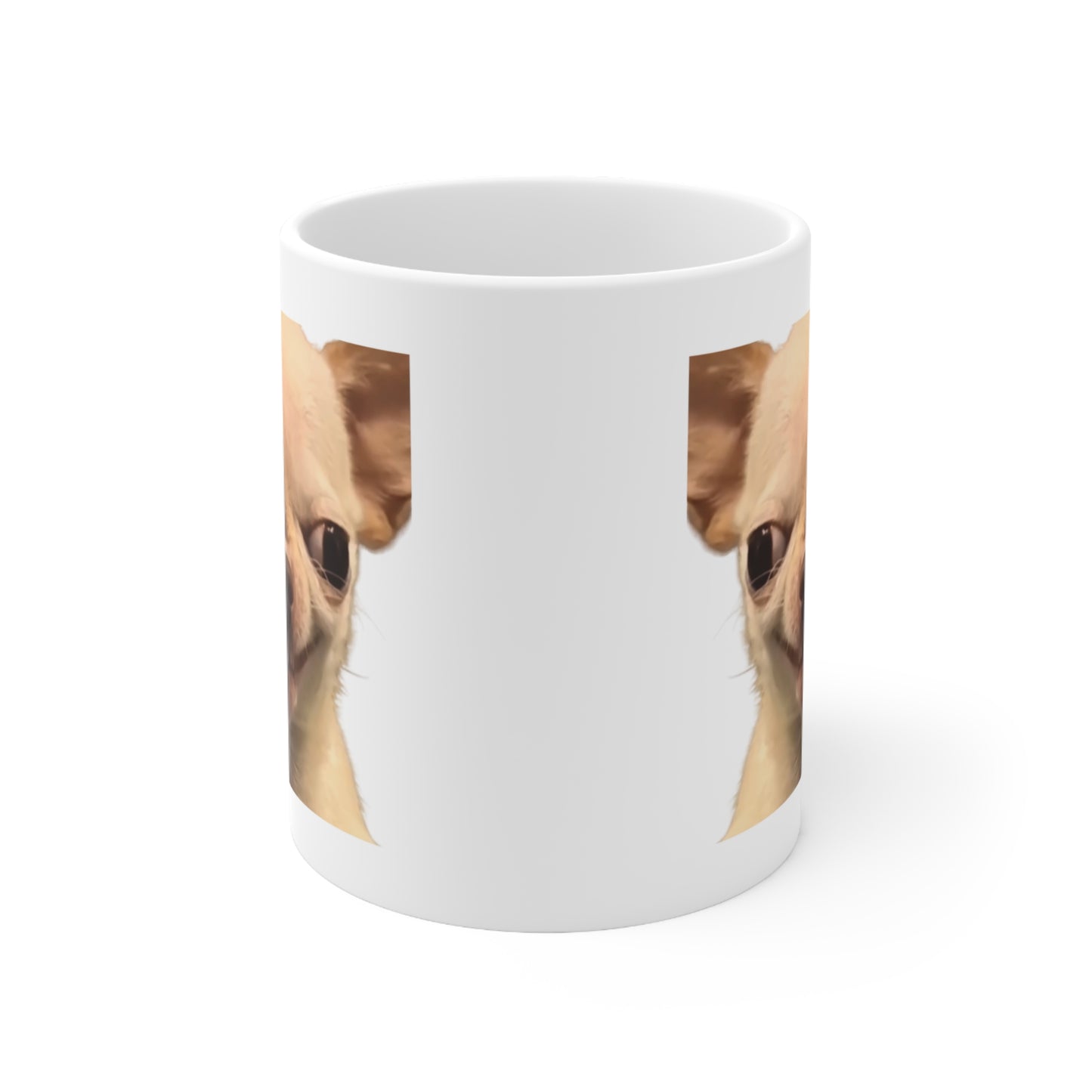 EvilDog Black Ceramic Mug (11oz)