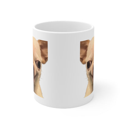 EvilDog Black Ceramic Mug (11oz)