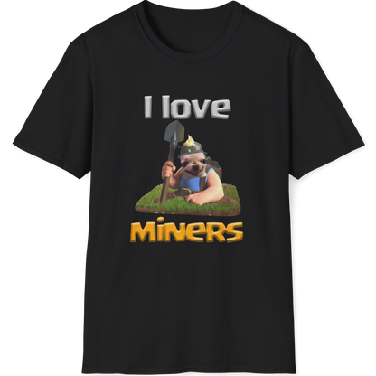 I love miners EvilDog T-shirt