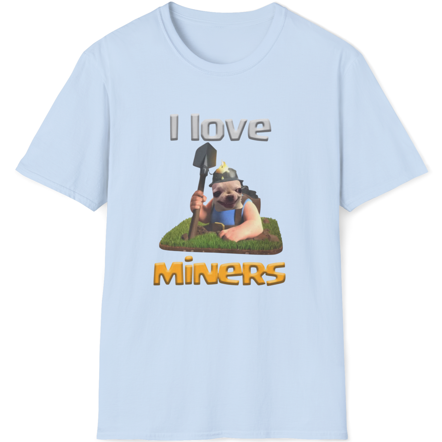 I love miners EvilDog T-shirt