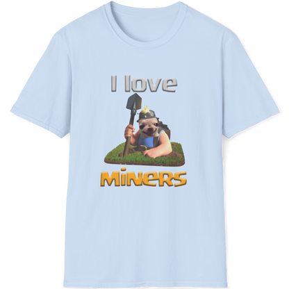 I love miners EvilDog T-shirt