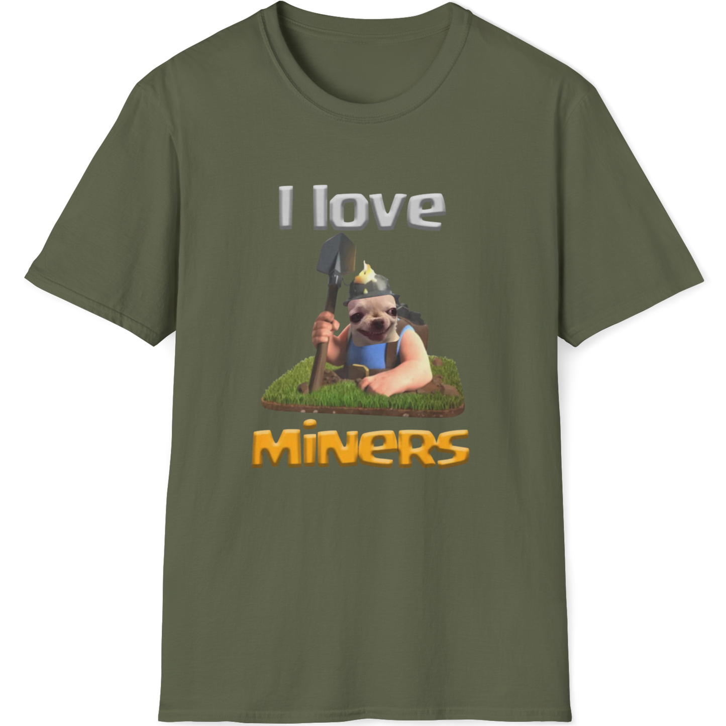 I love miners EvilDog T-shirt
