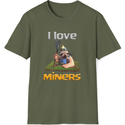 I love miners EvilDog T-shirt