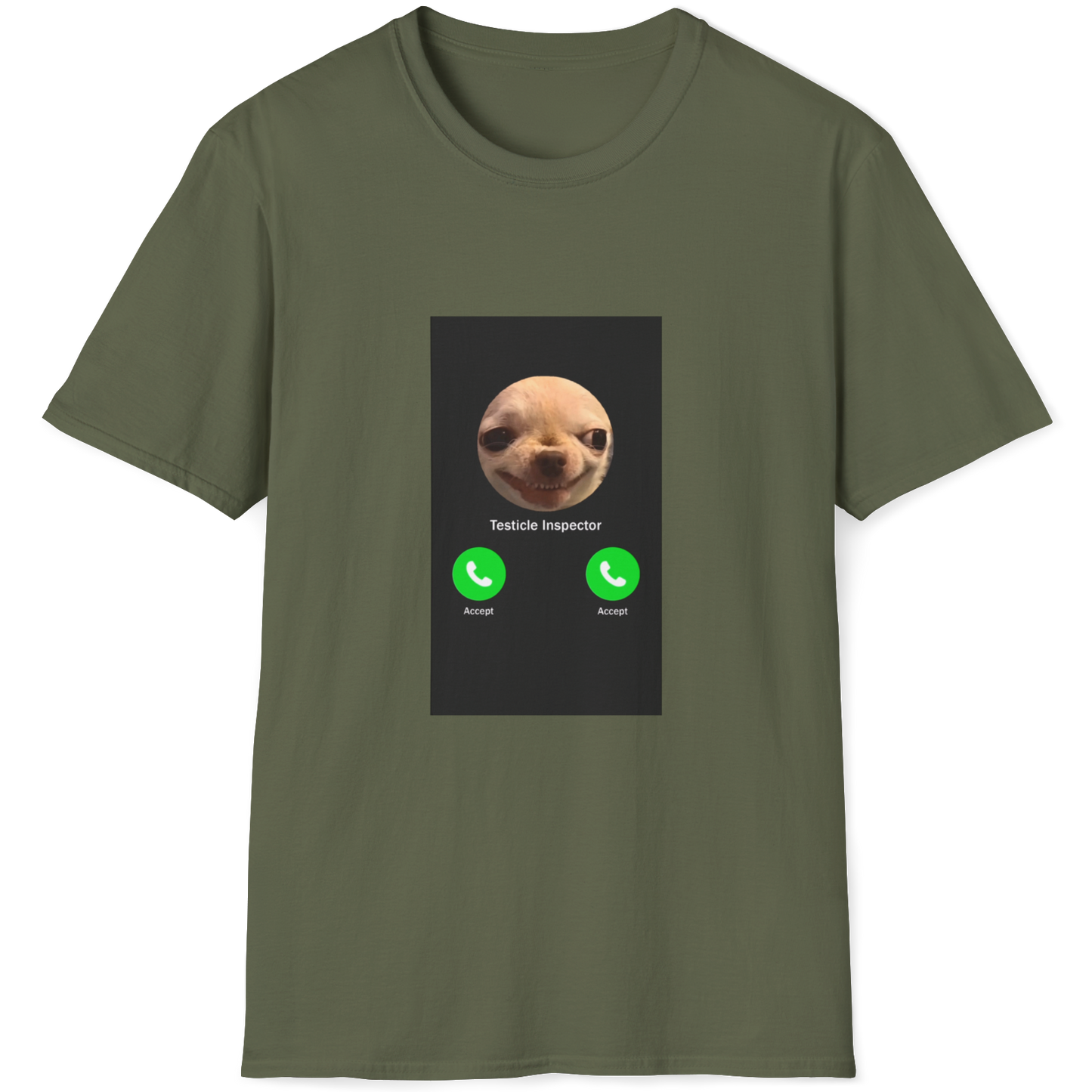 Testical Inspector - Evil Dog T-shirt