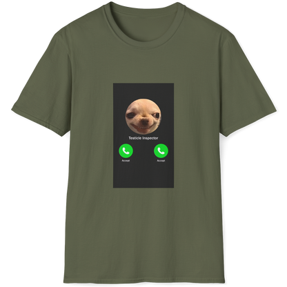 Testical Inspector - Evil Dog T-shirt