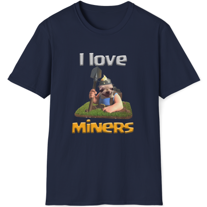 I love miners EvilDog T-shirt