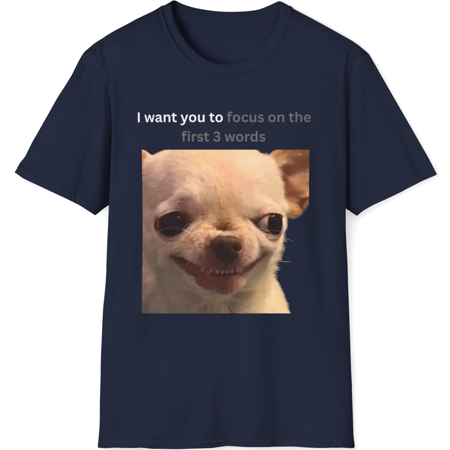 I want you to focus on the first 3 words Evil Dog T-shirt