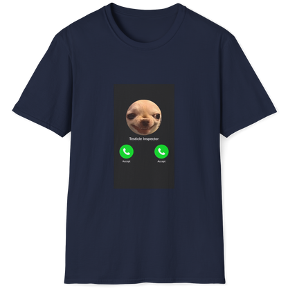 Testical Inspector - Evil Dog T-shirt