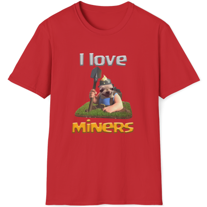 I love miners EvilDog T-shirt