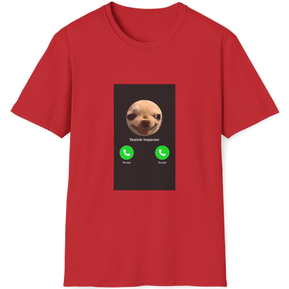 Testical Inspector - Evil Dog T-shirt