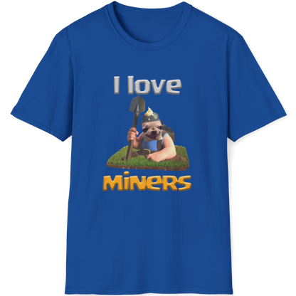I love miners EvilDog T-shirt