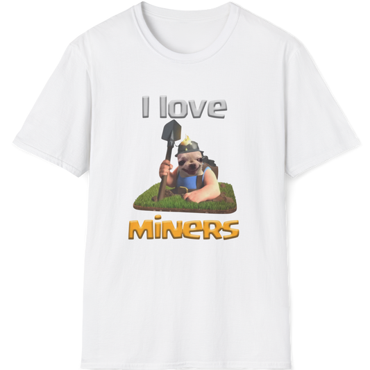 I love miners EvilDog T-shirt