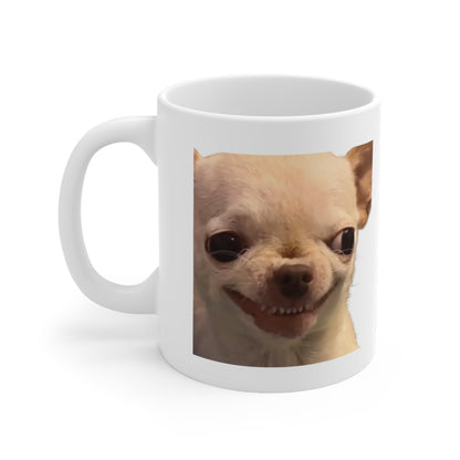 EvilDog Black Ceramic Mug (11oz)