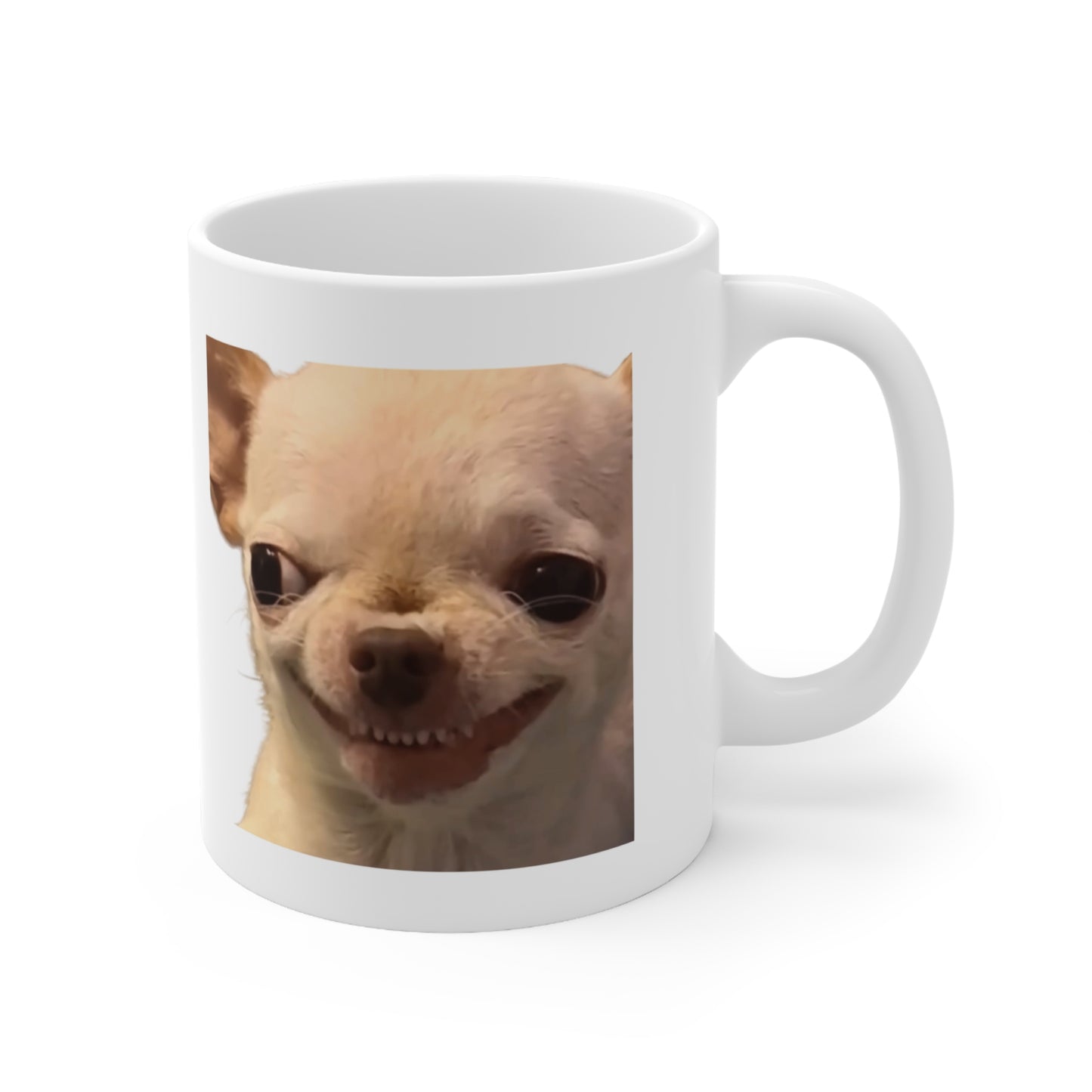 EvilDog Black Ceramic Mug (11oz)