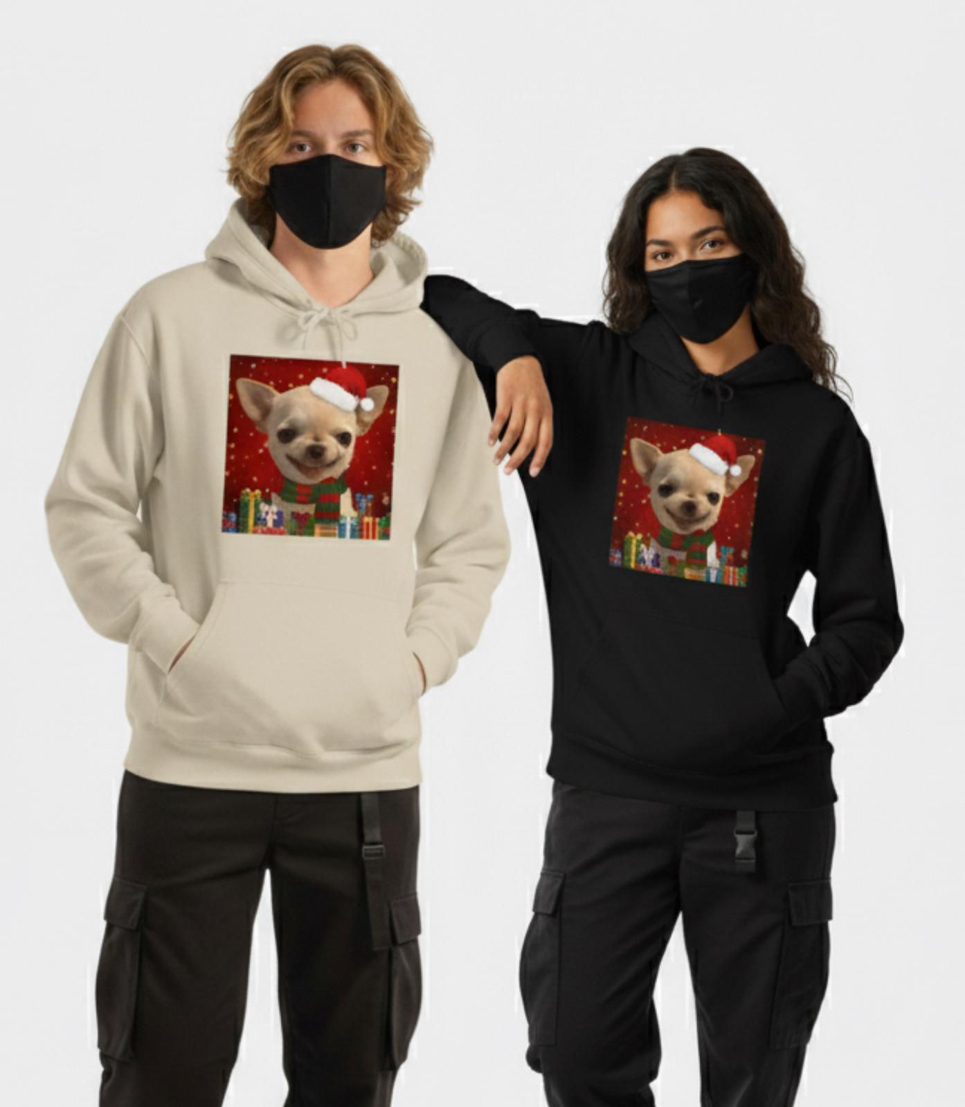 Christmas Evil Dog Hoodie Unisex